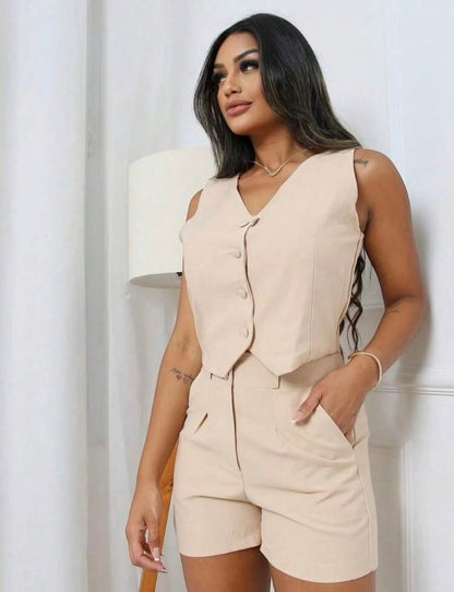 Conjunto Alfaiataria Feminino Casual Aurora